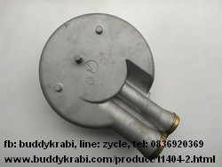 หัวเตาแก๊สบ้านแบบอินฟราเรด ท่อคู่เบี่ยงขวา Hanaya หัวเตา 168 มม.