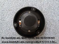 ดอกลำโพง ทวีตเตอร์ Deccon  ขอบกลม ขดลวด DC-4  สีดำ