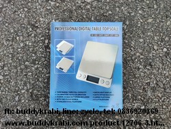 เครื่องชั่ง (ตาชั่ง) ดิจิตอล เล็ก  Professional 2000 ก./ 0.1 ก. ถ่าน AAA x 2