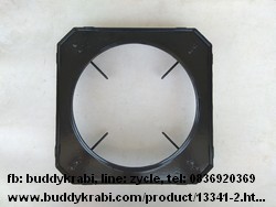 ขาตั้งหม้อ (กระทะ) รูปสี่เหลี่ยมตัดมุม (แปดเหลี่ยม) Seiki 9 นิ้ว ขอบนอก 23 ซม. ช่อง 18 ซม.     สีดำ