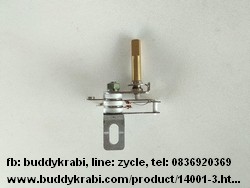เทอร์โมสตัท เตาอบไฟฟ้า  10A แกนสีทองยาว 27 มม.  3751 KST230C  สีขาว