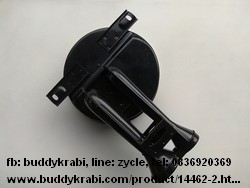 หัวเตาแก๊สบ้านแบบอินฟราเรด ท่อคู่เบี่ยงขวา Hanaya หัวเตา 145 มม.   HS-017