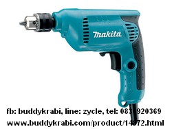 สว่าน  Makita 10 มม. 450W 3000/Min 6412  สีน้ำเงิน