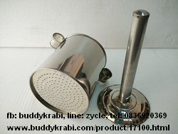 กระป๋องกดสลิ่ม สเตนเลส เมทัลเลก 05 นิ้ว   mt-pk002