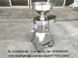 เครื่องทำน้ำเต้าหู้   หินโม่ 10 ซม. 2,800 รอบ/นาที 750W  สเตนเลส SY-100B