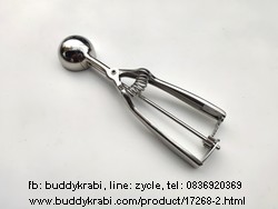 ช้อนตักไอติม แบบบีบ Jiminox No.50 (43 มม.)