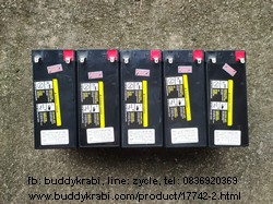 แบตเตอรี่  spa 12V 7.5Ah/20HR กxยxส (6.5 x 15.1 x 9.5 ซม.) มือ 2 สภาพ 95% ประกันถึง พ.ค.70  SL12-7.5