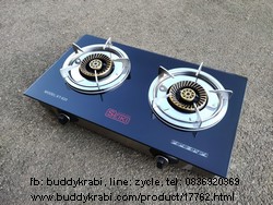 เตาแก๊สตั้งโต๊ะ (เตากล่อง) หัวคู่ Seiki หัวเตา 110 มม. หน้ากระจก KT-620 (Meiki KM-880)
