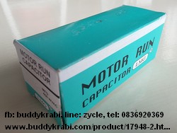 คาปาซิเตอร์มอเตอร์ Run LMG 05.0MFD 450V แบบเสียบ ทรงกระบอก