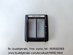 หน้ากากปุ่มกดหม้อหุงข้าวแก๊ส  Lucky Flame, Rinnai ด้านบนกว้าง 7 ซม. ด้านล่างกว้าง 8 ซม. สูง 9 ซม.