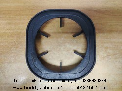 ขาตั้งหม้อ (กระทะ) รูปสี่เหลี่ยม Hanaya 24.5 x 25.5 ซม. ช่อง 18 ซม.  เหล็กหล่อหนา DS-1623  สีดำ
