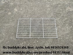 ตะแกรงเตาย่างแก๊สไร้ควัน  Lacos, Nanotech, Seiki เล็ก 41 x 22.4 ซม.