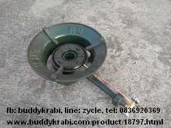 เตาแก๊สแรงดันสูง (เตาเร่ง) KB-8 New (หนาทนทาน)  ท่อ 22 ซม. กระทะ 32 ซม. วาล์วทองเหลือง