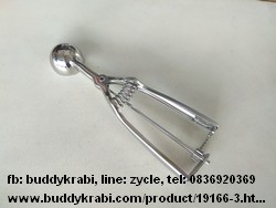 ช้อนตักไอติม แบบบีบ Jiminox No.65 (35 มม.)