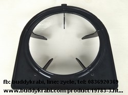 ขาตั้งหม้อ (กระทะ) รูปเกือกม้า Seiki 23.5 x 24.5 ซม., ช่อง 18.5 ซม.     สีดำ