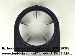 ขาตั้งหม้อ (กระทะ) รูปเกือกม้า Seiki 23.5 x 24.5 ซม., ช่อง 18.5 ซม.     สีดำ