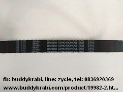 สายพานเครื่องผสมอาหาร, ตีแป้ง, ตีไข่  Bando 255L กว้าง 19 มม. เส้นรอบวง 65 ซม. 68 ฟัน