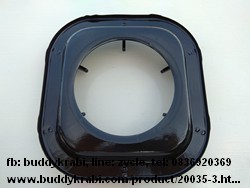 ขาตั้งหม้อ (กระทะ) รูปสี่เหลี่ยม Hosun 22 x 23 ซม. ช่อง 13 ซม.  หนาพิเศษ   สีดำ