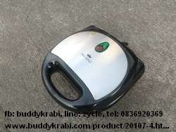 เครื่องทำวาฟเฟิล (รังผึ้ง) +แซนวิชไฟฟ้า สี่เหลี่ยม FryKing 2 แผ่น 700W ฝาพับ FR-C9