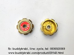 ลูกบิดเตาเครป, ขนมครก, ขนมเบื้อง,โตเกียว, สเต็ก    รู 1 บาก (ครึ่งวงกลม)    สีทอง