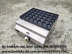 เตาไข่นกกระทาเสียบไม้แก๊ส  FryKing 7 ไม้ๆ ละ 5 ฟอง  สเตนเลสทั้งตัว FR-E35G