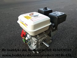 เครื่องยนต์เบนซินอเนกประสงค์  Leal 6.5 HP   GX200M  สีขาว-แดง