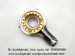 หัวเตาแก๊สบ้านแบบสเตนเลสฝาทองเหลือง เฉพาะวงนอก Lucky Flame หัวเตา 100 มม. AT-141, AT-142