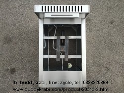 หม้อทอดแก๊ส  Seiki 6 ลิตร ขนาดหลุม กว้าง 24 ซม. ลึก 30 ซม. สูง 15 ซม. หัวเตารูปตัว H ไฟแรง  GF300