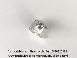 เทอร์โมสตัท แบบดิสก์ (Disc) กระติก, ถังต้มน้ำร้อน HW 150C 16A 6.8 หรือ 20 ลิตร KSD301-G 250V 16A ขั้วงอ S-HW-EU01-24, S-HW-EU02-08  สีขาว