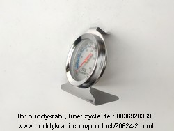 เทอร์โมมิเตอร์ (ที่วัดอุณหภูมิ) แบบเข็ม แขวน  50 ถึง 300 C กว้าง 6 ซม.