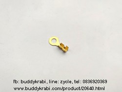 หางปลากลม 2 คีบ  5 มม.     สีทอง