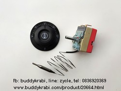 เทอร์โมสตัท   50-250C กระเปาะเซ็นเซอร์ 6 มม. ยาว 45 มม.  WYB50-250C  สีชมพู